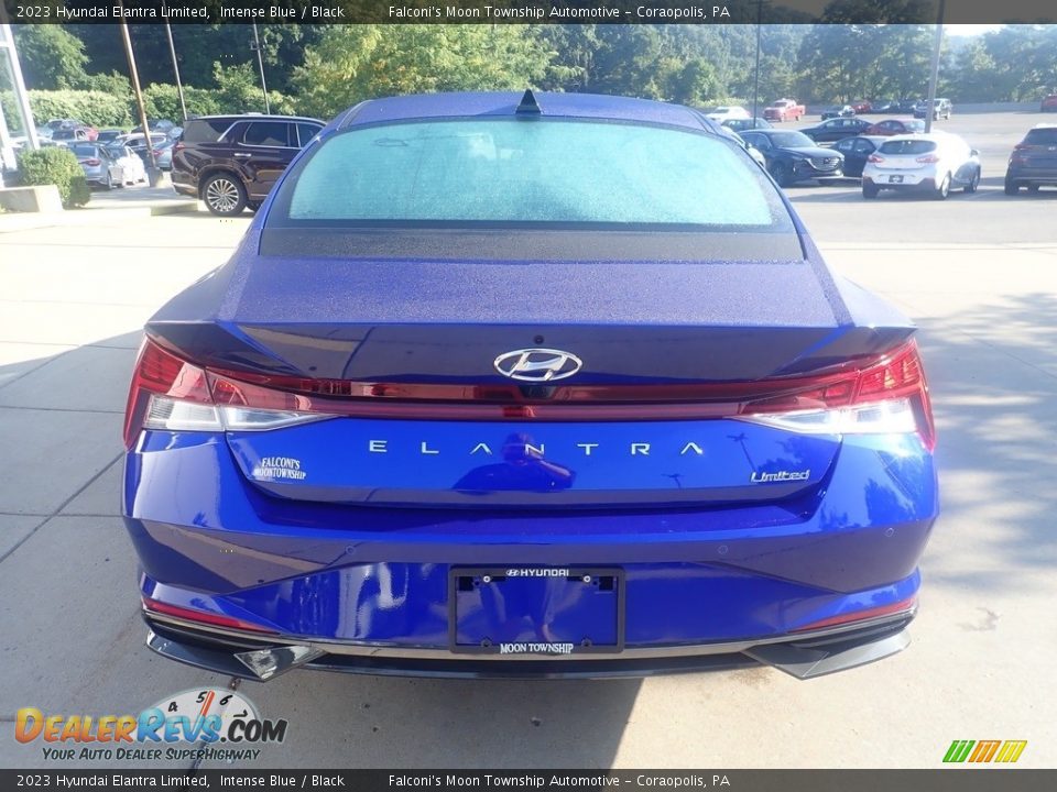 2023 Hyundai Elantra Limited Intense Blue / Black Photo #3