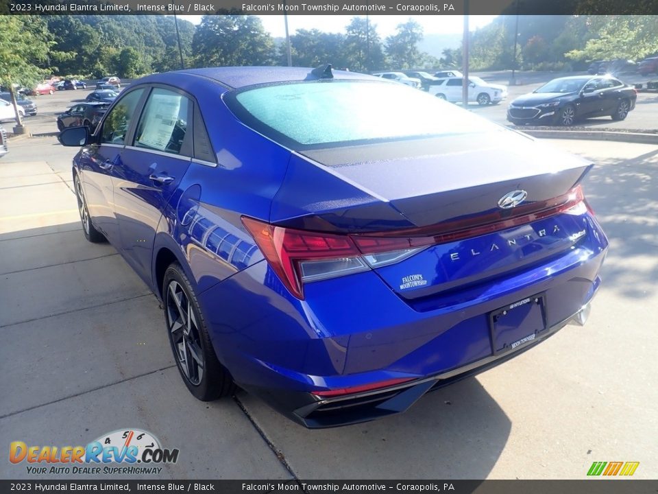 2023 Hyundai Elantra Limited Intense Blue / Black Photo #5