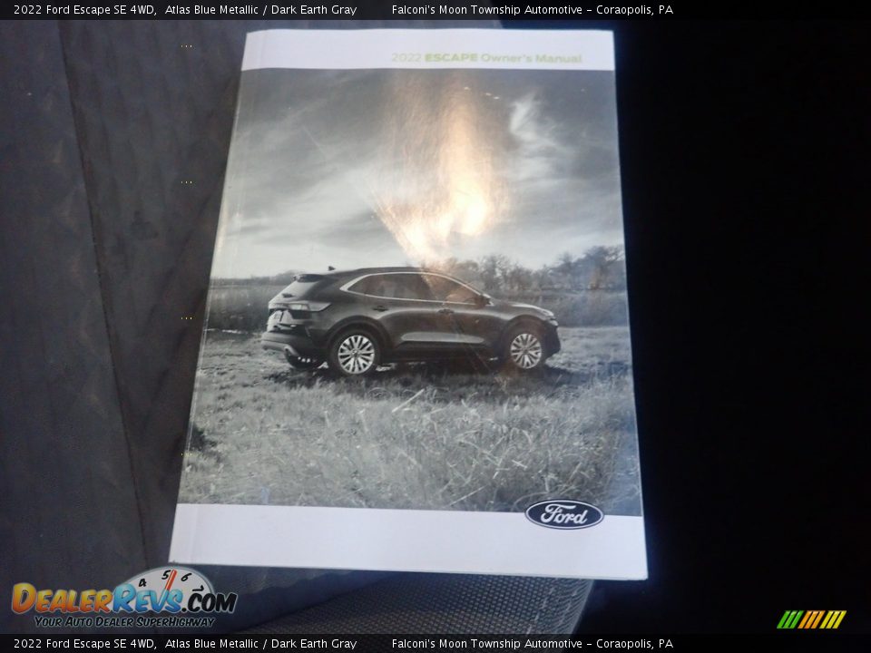 2022 Ford Escape SE 4WD Atlas Blue Metallic / Dark Earth Gray Photo #14