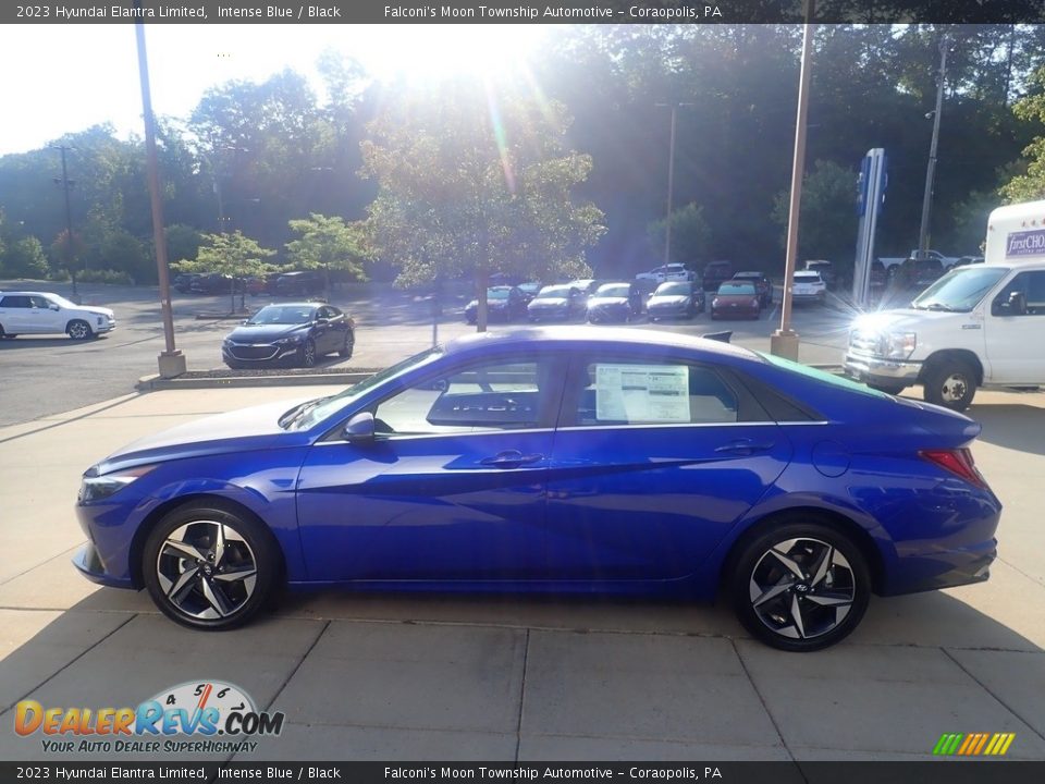 2023 Hyundai Elantra Limited Intense Blue / Black Photo #6