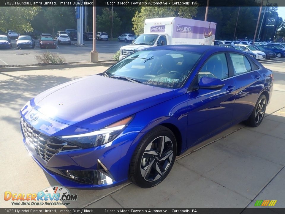 2023 Hyundai Elantra Limited Intense Blue / Black Photo #7