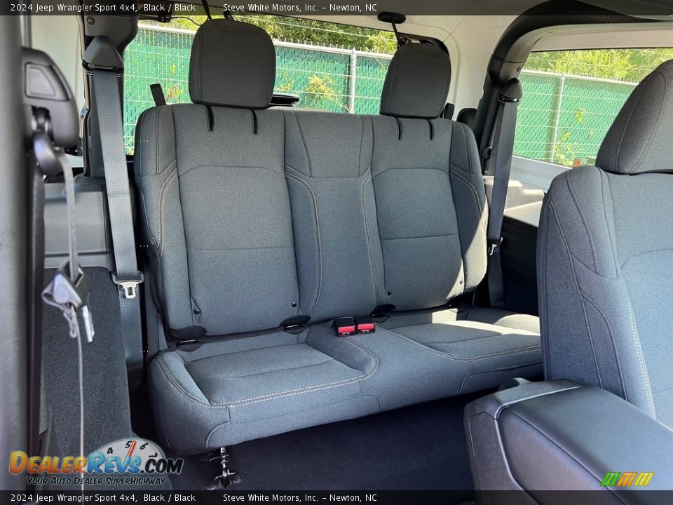 Rear Seat of 2024 Jeep Wrangler Sport 4x4 Photo #16