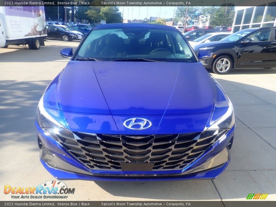 2023 Hyundai Elantra Limited Intense Blue / Black Photo #8