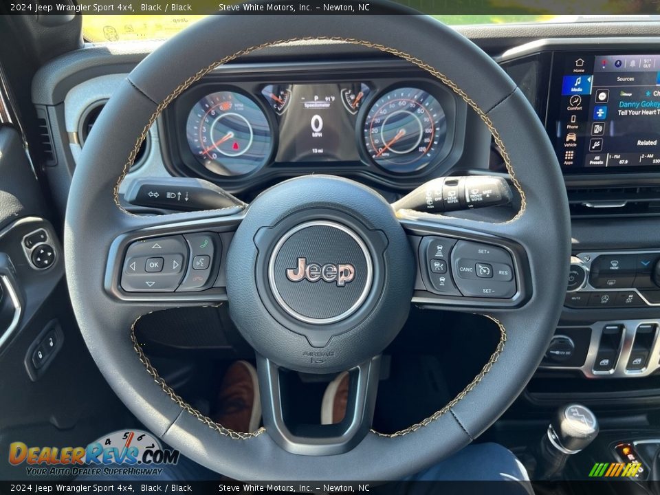 2024 Jeep Wrangler Sport 4x4 Steering Wheel Photo #18