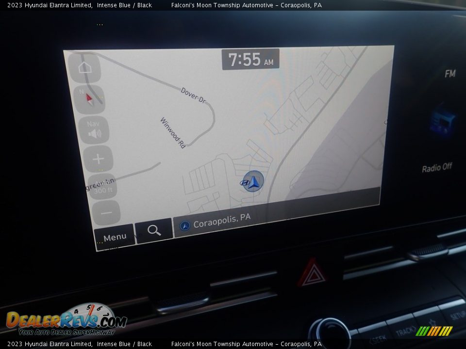 2023 Hyundai Elantra Limited Intense Blue / Black Photo #16