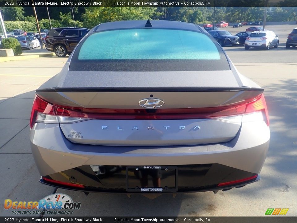 2023 Hyundai Elantra N-Line Electric Shadow / Black Photo #3