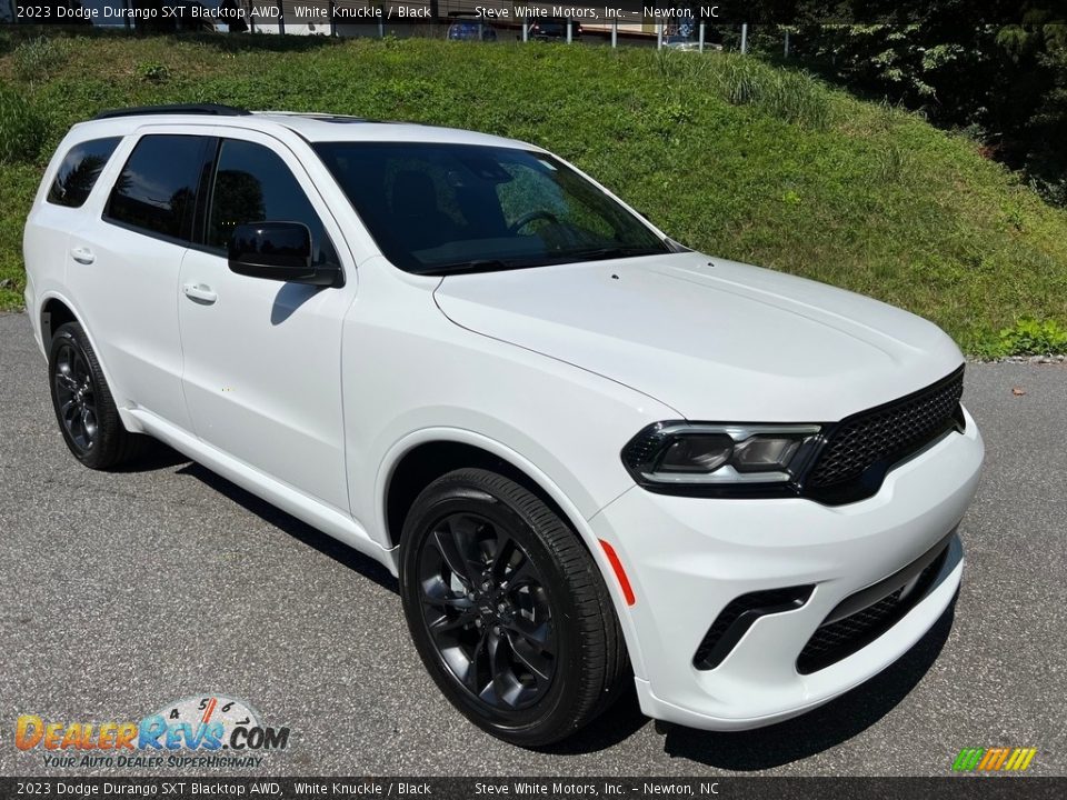 2023 Dodge Durango SXT Blacktop AWD White Knuckle / Black Photo #4