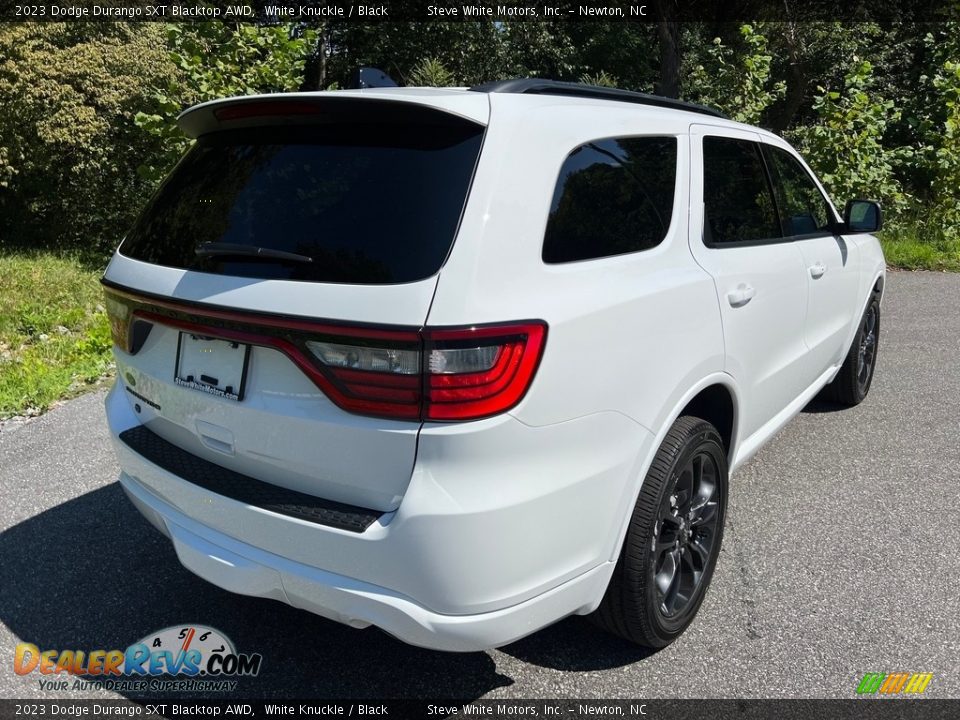 2023 Dodge Durango SXT Blacktop AWD White Knuckle / Black Photo #6