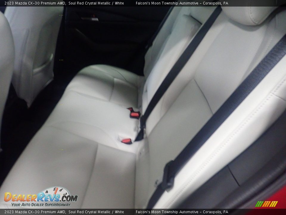 2023 Mazda CX-30 Premium AWD Soul Red Crystal Metallic / White Photo #11