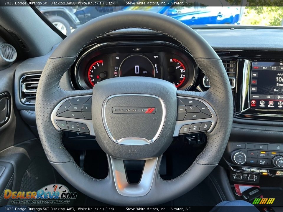 2023 Dodge Durango SXT Blacktop AWD White Knuckle / Black Photo #20