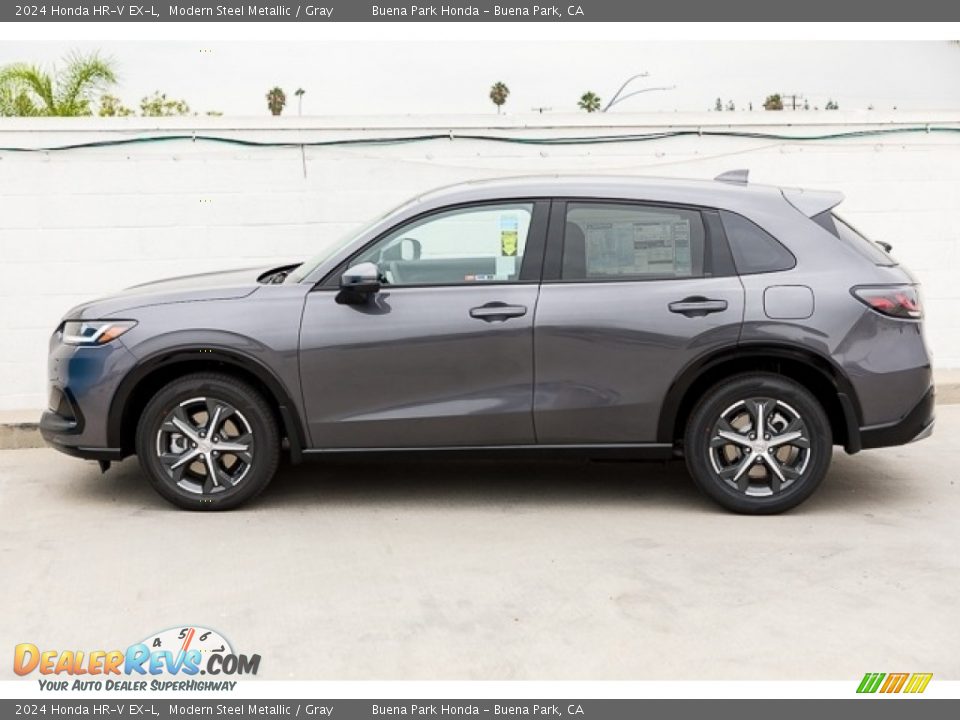 Modern Steel Metallic 2024 Honda HR-V EX-L Photo #6