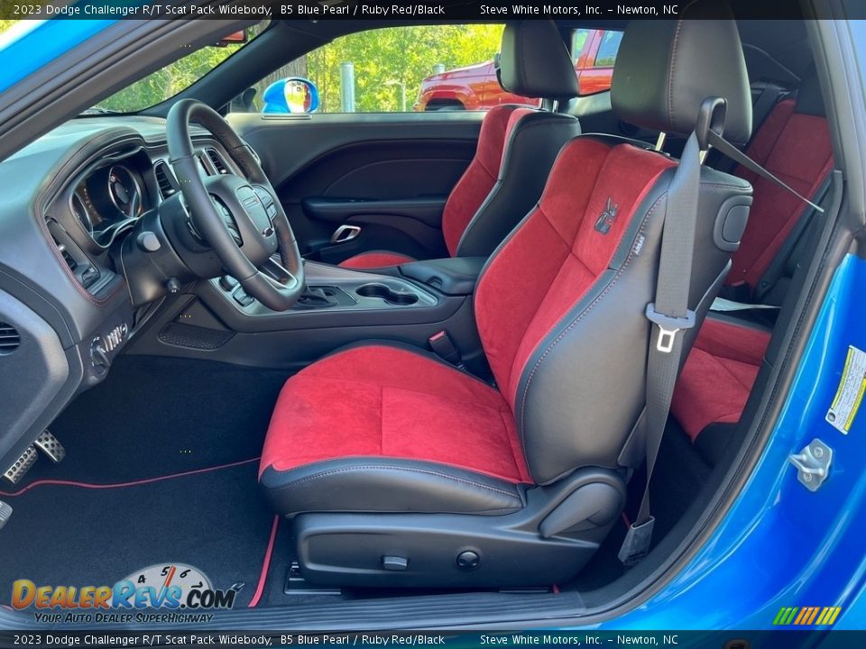 Ruby Red/Black Interior - 2023 Dodge Challenger R/T Scat Pack Widebody Photo #12