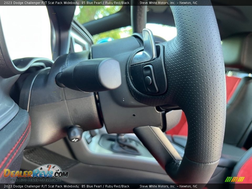 2023 Dodge Challenger R/T Scat Pack Widebody Steering Wheel Photo #14