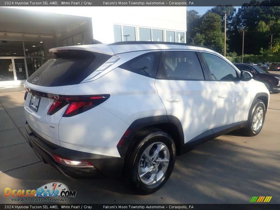 2024 Hyundai Tucson SEL AWD White Pearl / Gray Photo #2