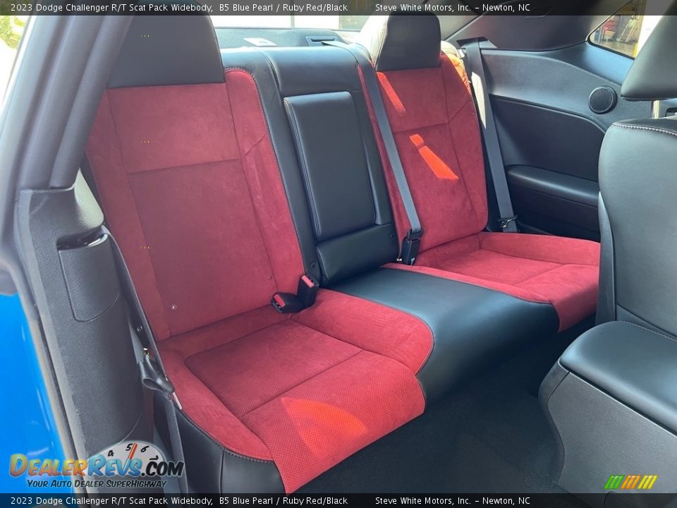 Rear Seat of 2023 Dodge Challenger R/T Scat Pack Widebody Photo #16