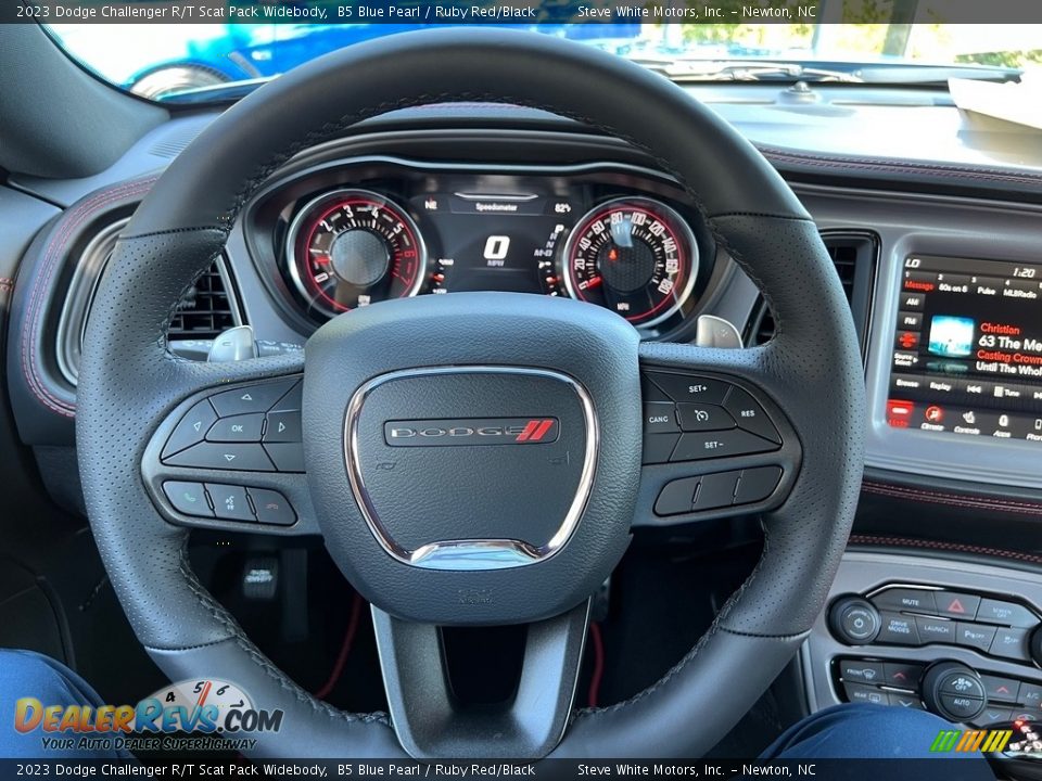 2023 Dodge Challenger R/T Scat Pack Widebody Steering Wheel Photo #18