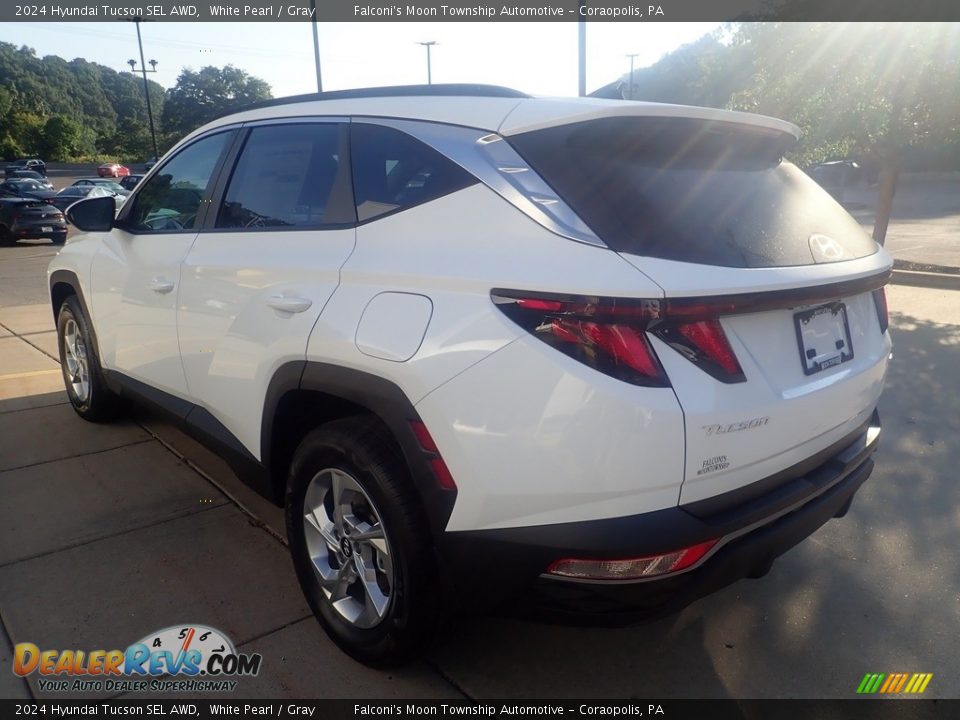 2024 Hyundai Tucson SEL AWD White Pearl / Gray Photo #5