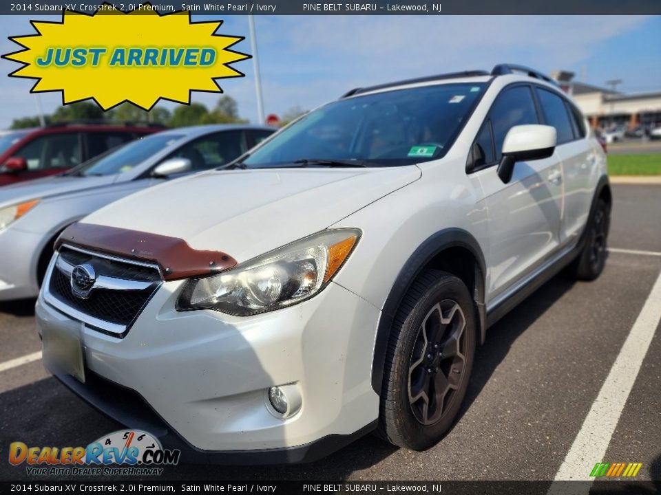 2014 Subaru XV Crosstrek 2.0i Premium Satin White Pearl / Ivory Photo #1