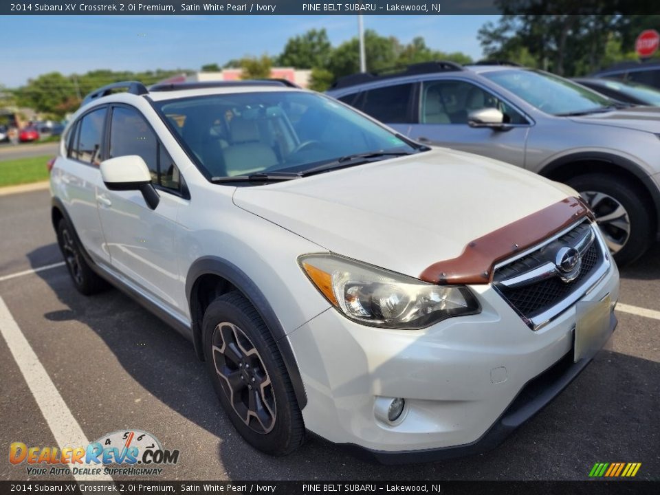 2014 Subaru XV Crosstrek 2.0i Premium Satin White Pearl / Ivory Photo #2