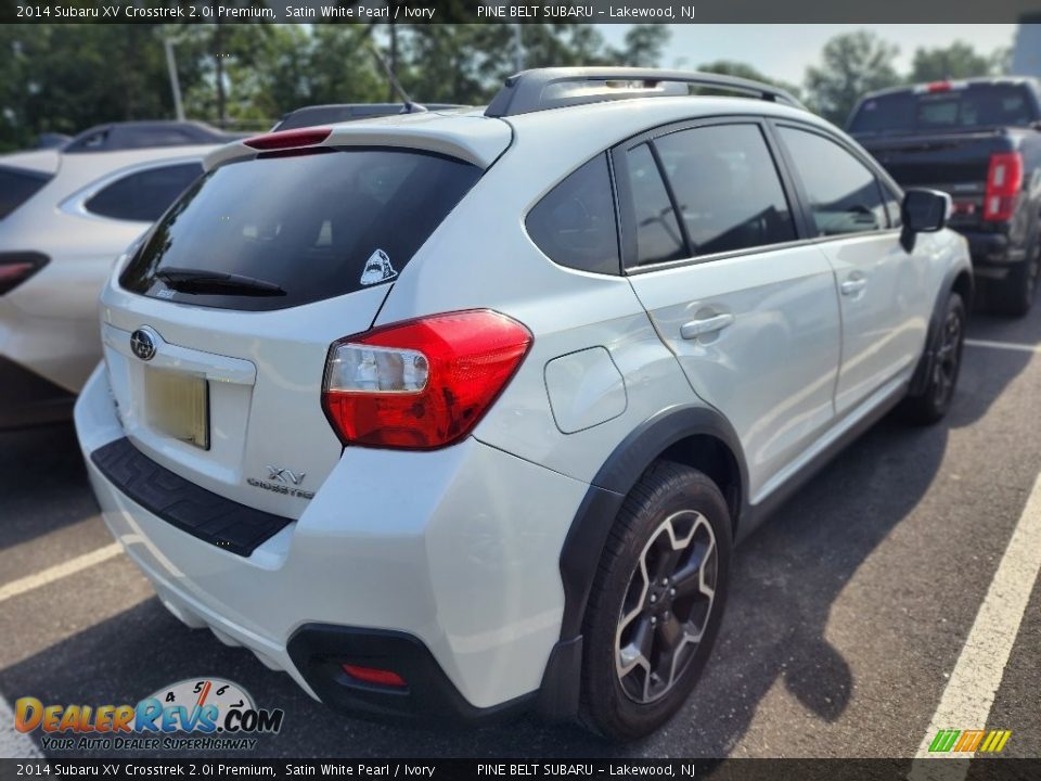 2014 Subaru XV Crosstrek 2.0i Premium Satin White Pearl / Ivory Photo #3