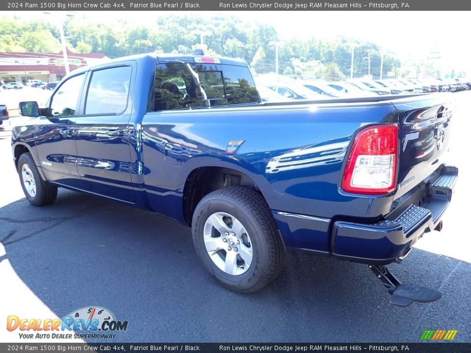 2024 Ram 1500 Big Horn Crew Cab 4x4 Patriot Blue Pearl / Black Photo #3