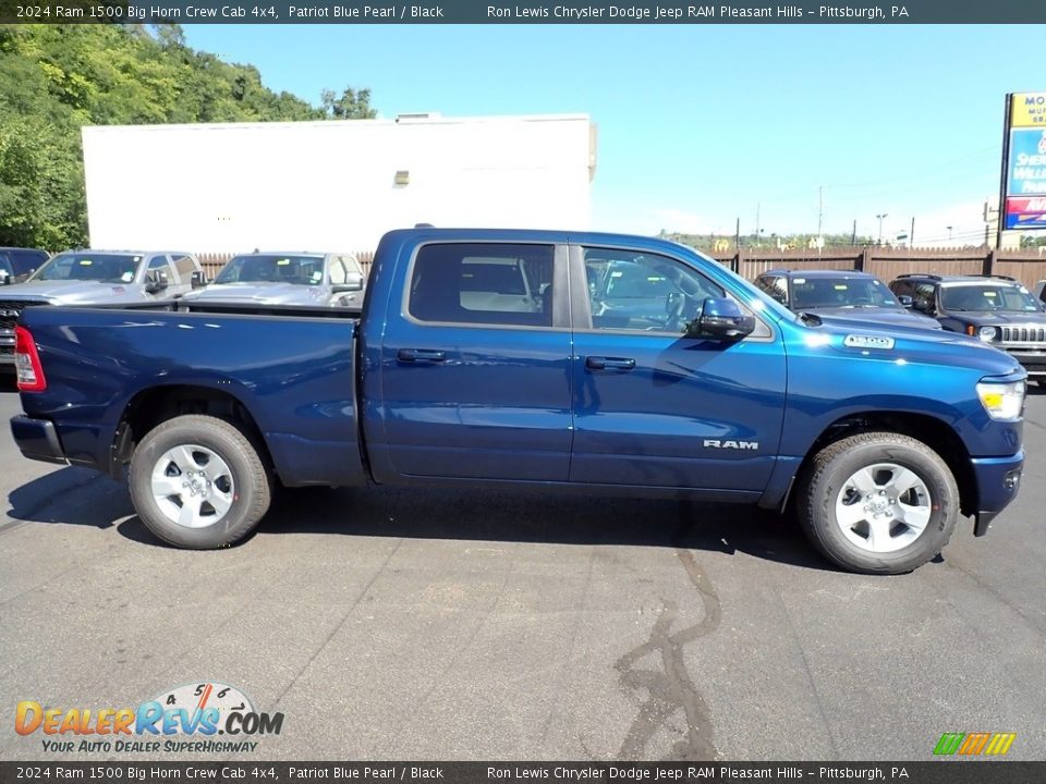 2024 Ram 1500 Big Horn Crew Cab 4x4 Patriot Blue Pearl / Black Photo #8