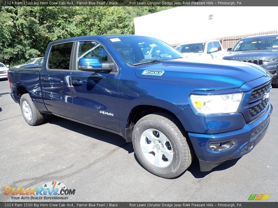 2024 Ram 1500 Big Horn Crew Cab 4x4 Patriot Blue Pearl / Black Photo #9