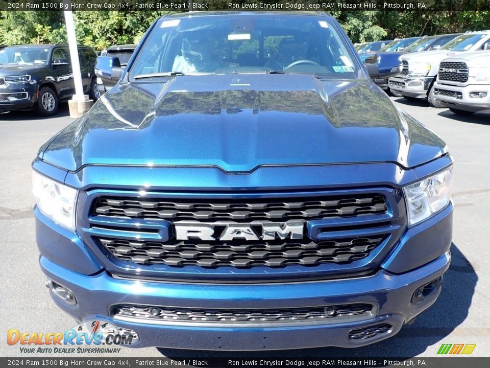 2024 Ram 1500 Big Horn Crew Cab 4x4 Patriot Blue Pearl / Black Photo #10