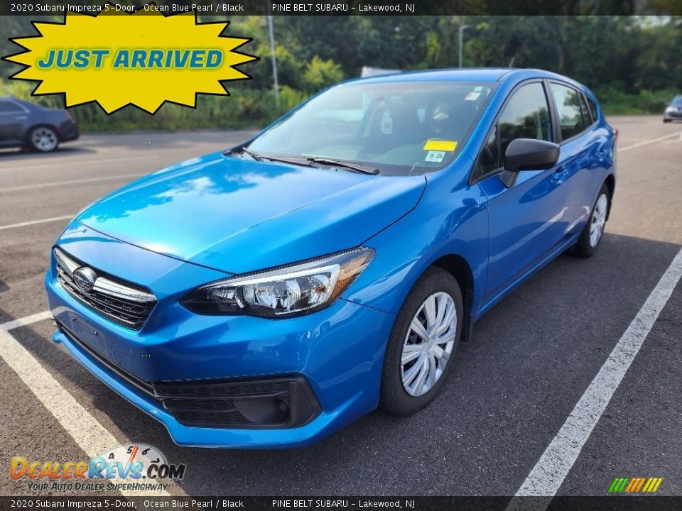 2020 Subaru Impreza 5-Door Ocean Blue Pearl / Black Photo #1