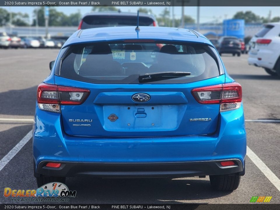 2020 Subaru Impreza 5-Door Ocean Blue Pearl / Black Photo #4