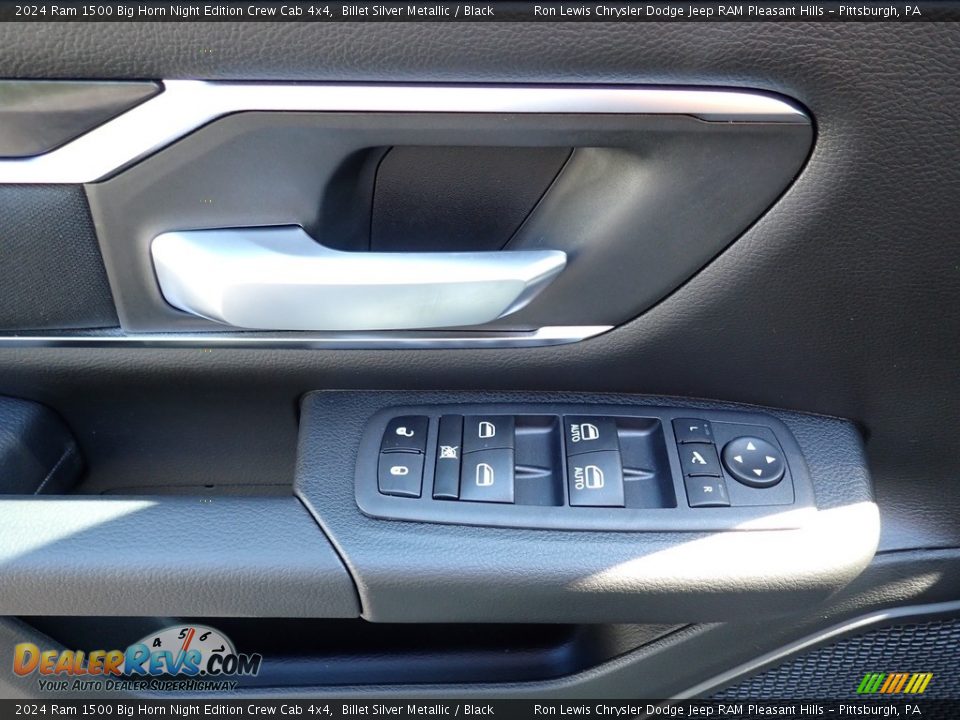 2024 Ram 1500 Big Horn Night Edition Crew Cab 4x4 Billet Silver Metallic / Black Photo #15