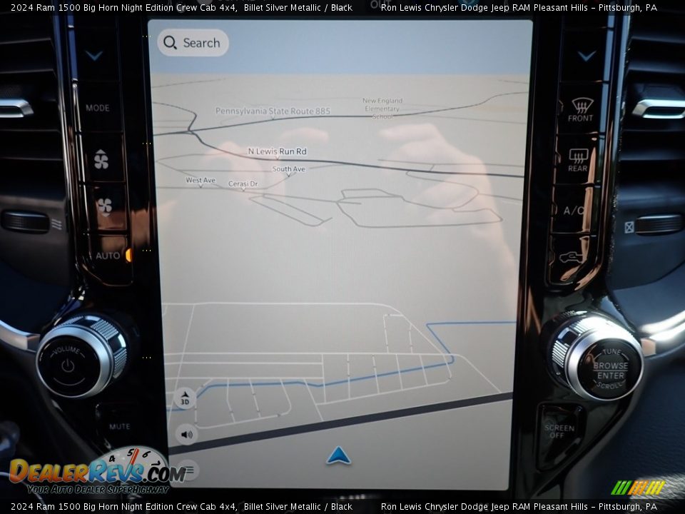 2024 Ram 1500 Big Horn Night Edition Crew Cab 4x4 Billet Silver Metallic / Black Photo #18