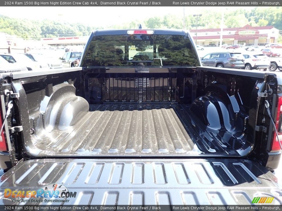 2024 Ram 1500 Big Horn Night Edition Crew Cab 4x4 Diamond Black Crystal Pearl / Black Photo #6