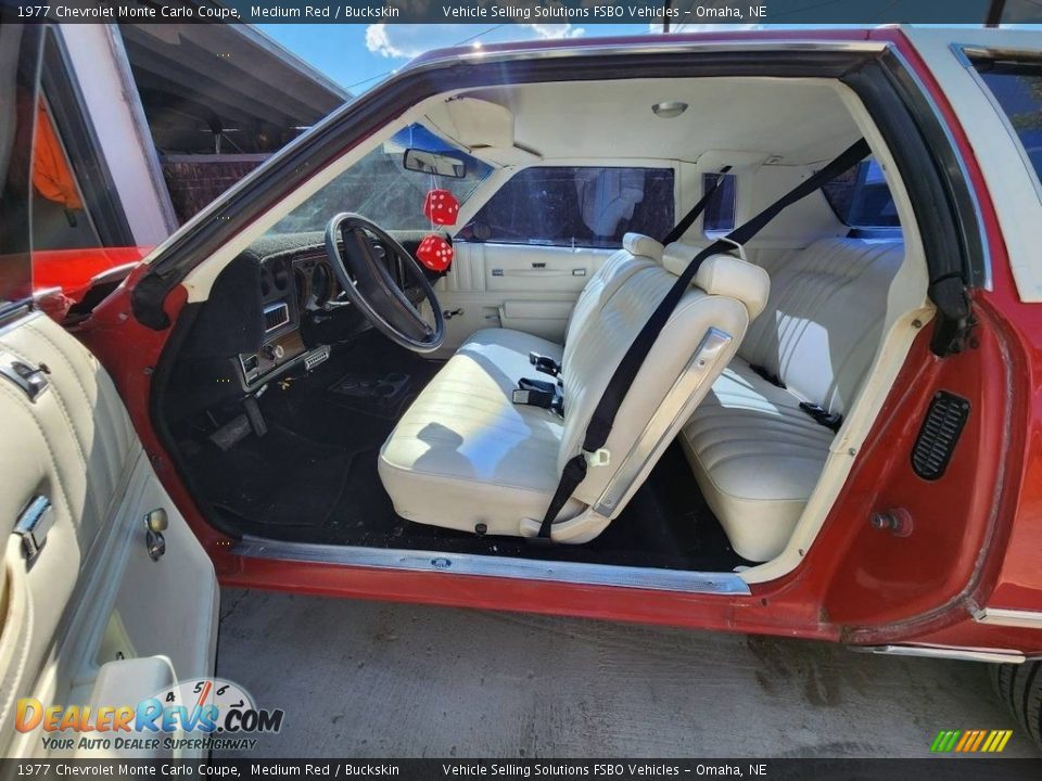 Buckskin Interior - 1977 Chevrolet Monte Carlo Coupe Photo #3