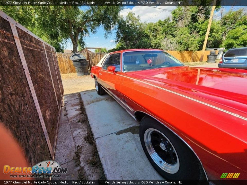 1977 Chevrolet Monte Carlo Coupe Medium Red / Buckskin Photo #4
