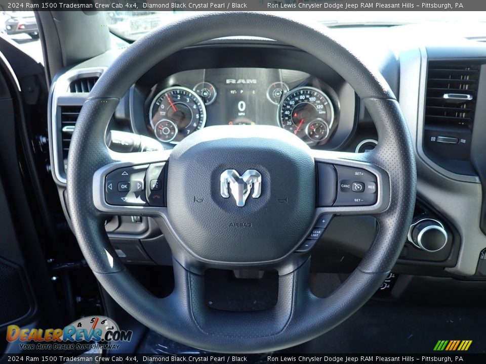 2024 Ram 1500 Tradesman Crew Cab 4x4 Steering Wheel Photo #18