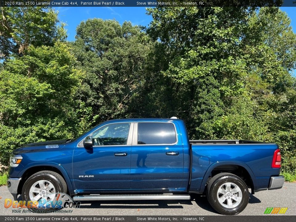 Patriot Blue Pearl 2020 Ram 1500 Laramie Crew Cab 4x4 Photo #1