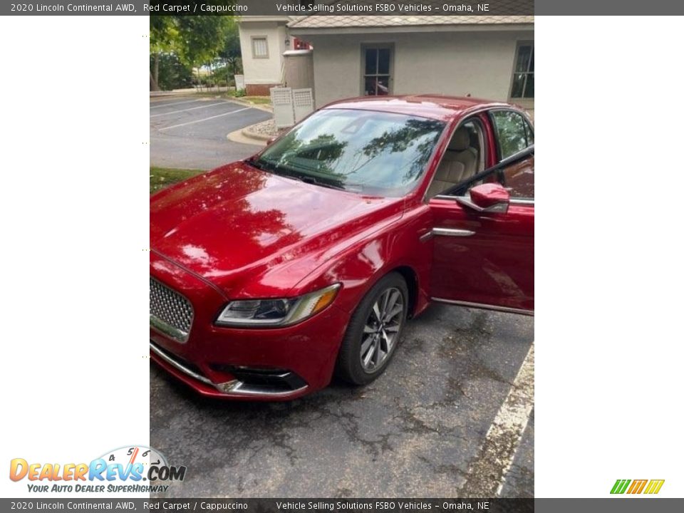 2020 Lincoln Continental AWD Red Carpet / Cappuccino Photo #1