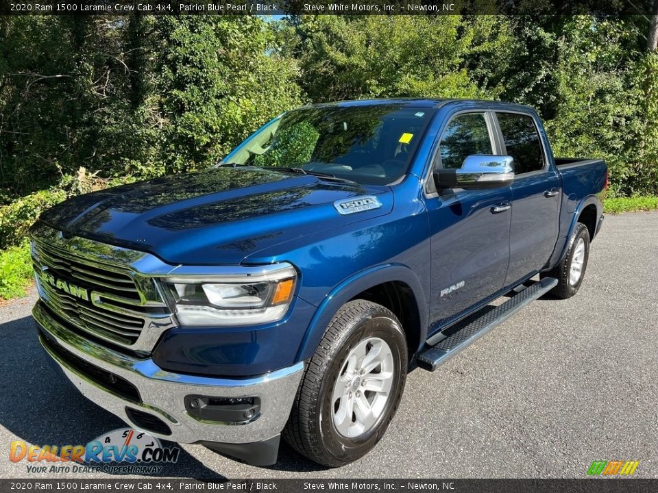 Patriot Blue Pearl 2020 Ram 1500 Laramie Crew Cab 4x4 Photo #3