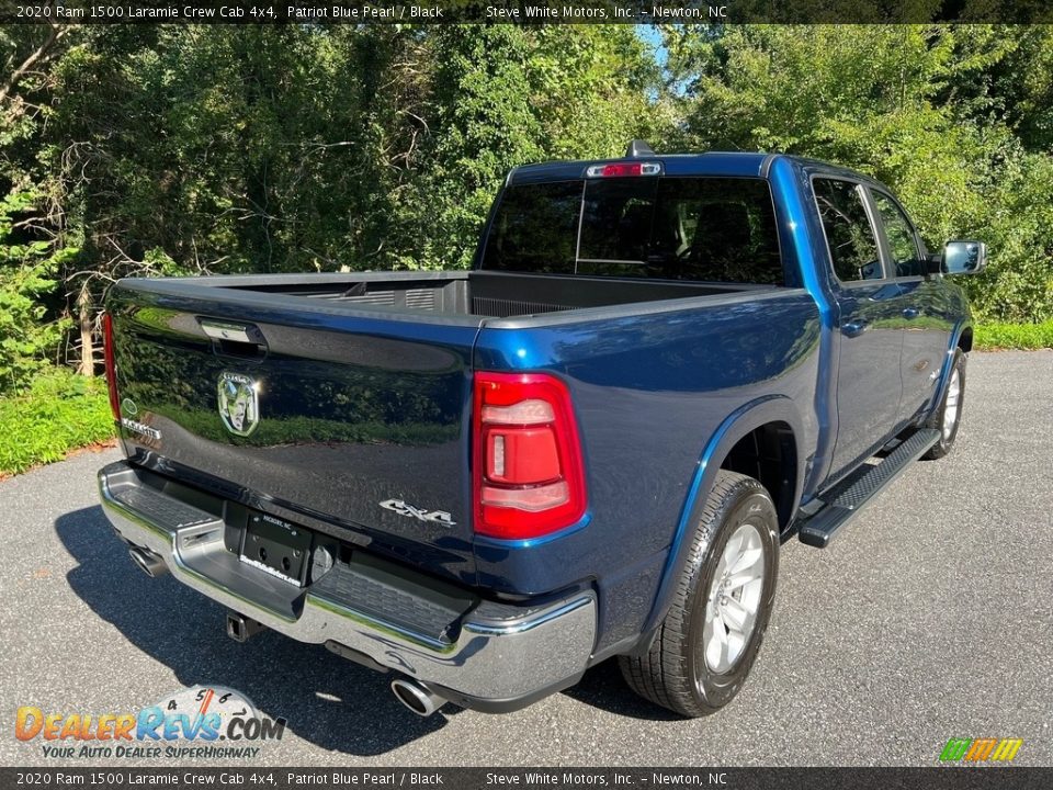 2020 Ram 1500 Laramie Crew Cab 4x4 Patriot Blue Pearl / Black Photo #7