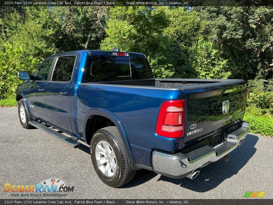 2020 Ram 1500 Laramie Crew Cab 4x4 Patriot Blue Pearl / Black Photo #10