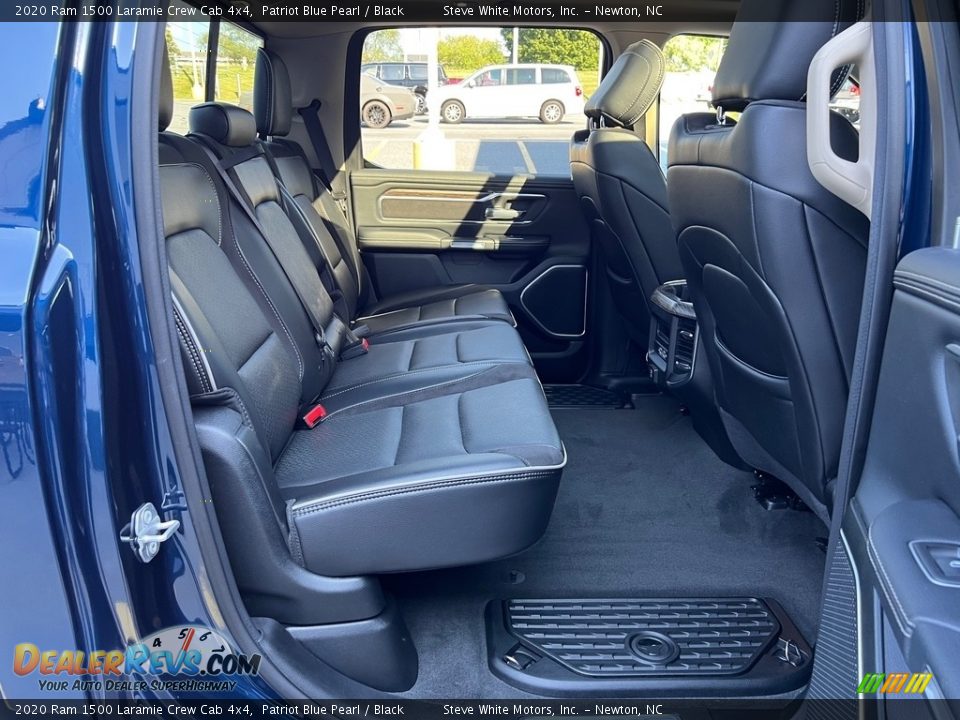 Rear Seat of 2020 Ram 1500 Laramie Crew Cab 4x4 Photo #18