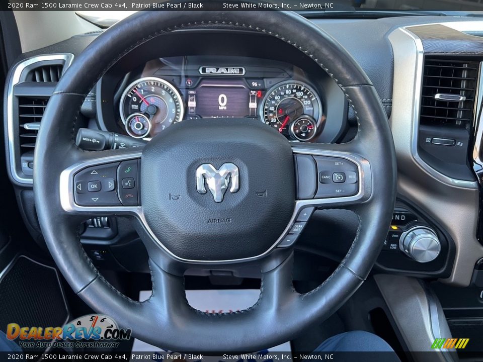 2020 Ram 1500 Laramie Crew Cab 4x4 Steering Wheel Photo #20