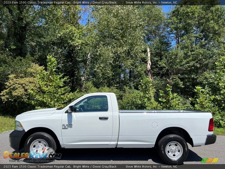 2023 Ram 1500 Classic Tradesman Regular Cab Bright White / Diesel Gray/Black Photo #1