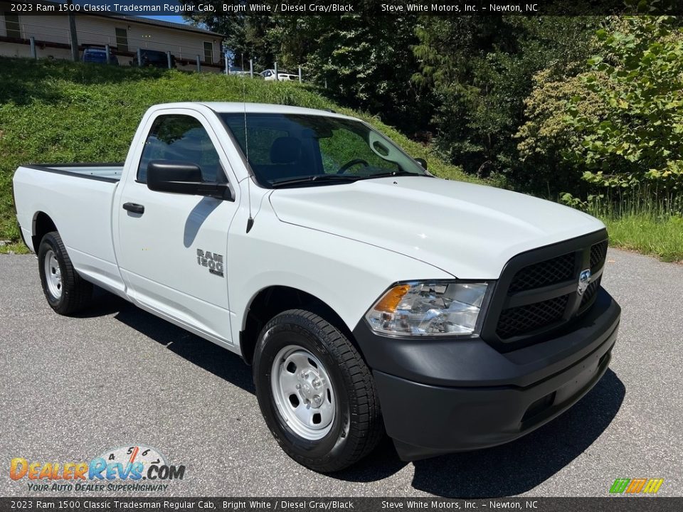 2023 Ram 1500 Classic Tradesman Regular Cab Bright White / Diesel Gray/Black Photo #4