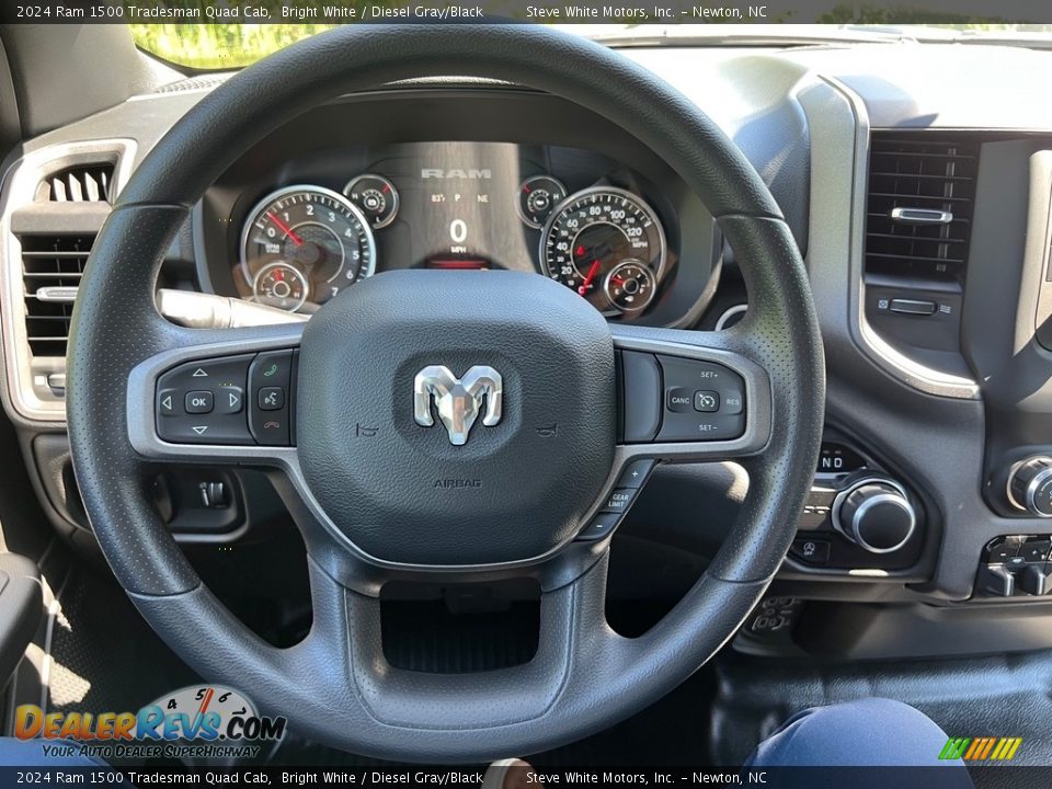 2024 Ram 1500 Tradesman Quad Cab Steering Wheel Photo #18