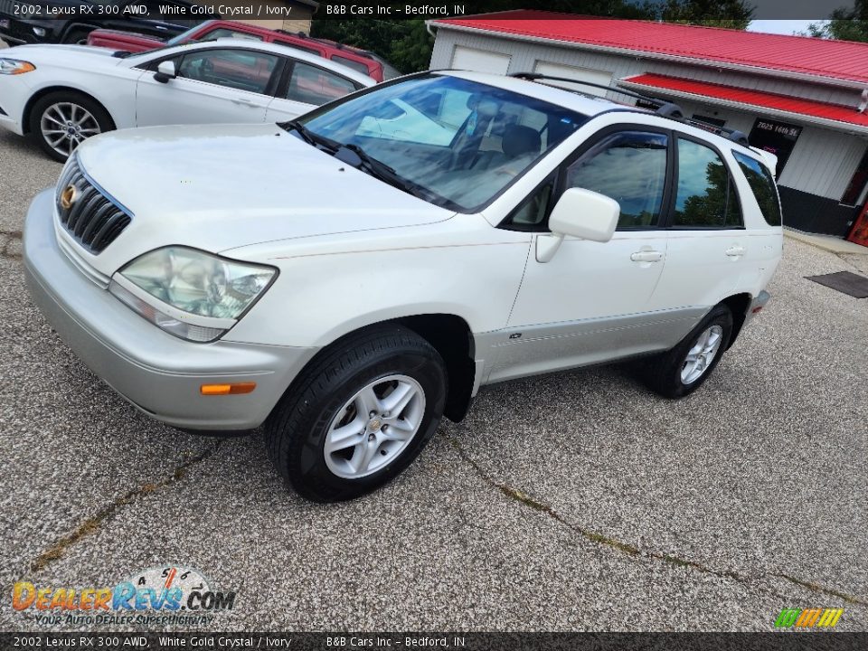 2002 Lexus RX 300 AWD White Gold Crystal / Ivory Photo #1