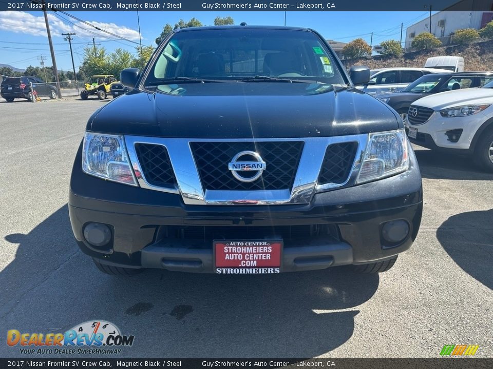 2017 Nissan Frontier SV Crew Cab Magnetic Black / Steel Photo #2