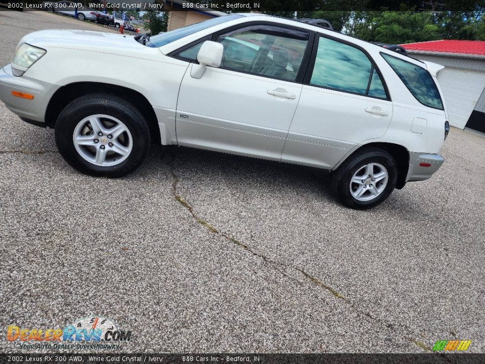 2002 Lexus RX 300 AWD White Gold Crystal / Ivory Photo #2