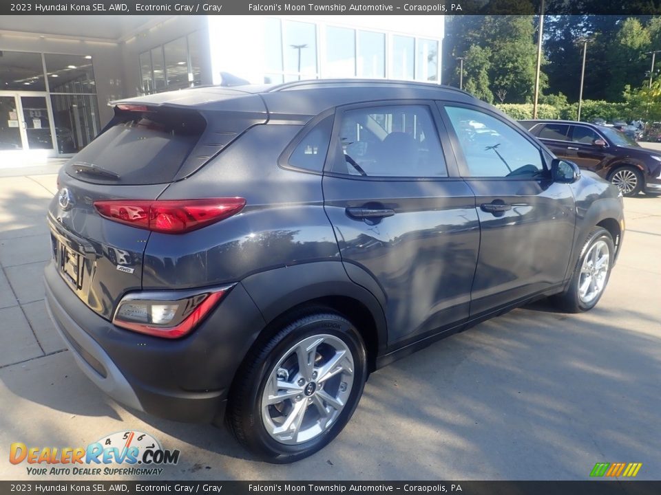 2023 Hyundai Kona SEL AWD Ecotronic Gray / Gray Photo #2